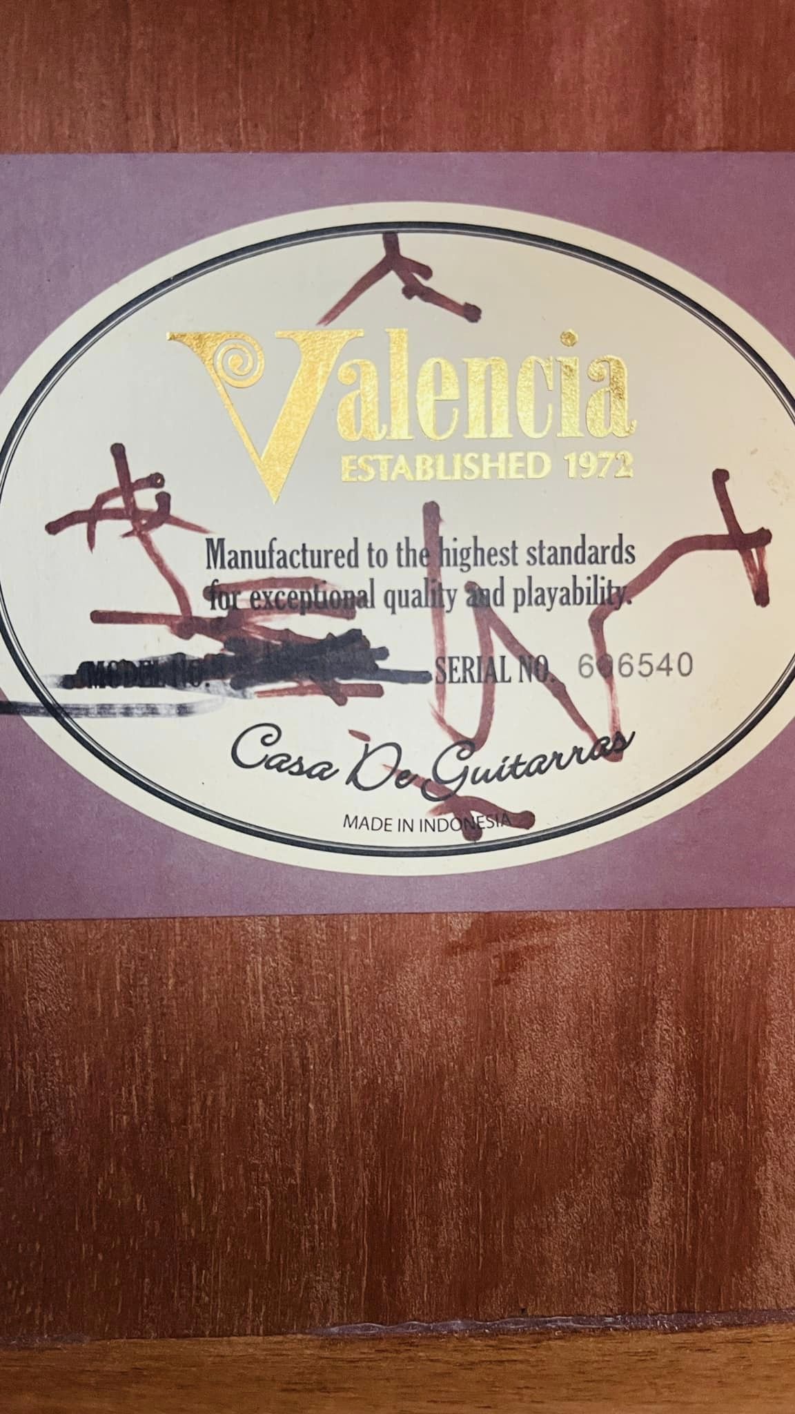 Valencia sản xuất tại Indonesia,